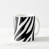 Mug Impression Zèbre noir blanc (Devant droit)