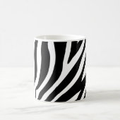 Mug Impression Zèbre noir blanc (Centre)