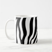 Mug Impression Zèbre noir blanc (Gauche)