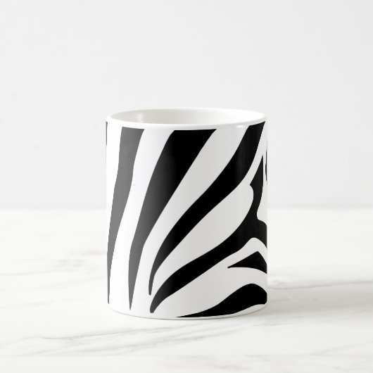 Mug Impression zèbre personnalisable (Centre)