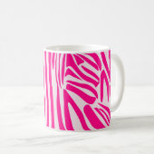 Mug Impression zèbre rose (Devant droit)