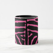 Mug Impression zèbre rose et noir (Centre)