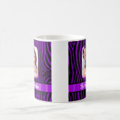 Mug Impression zèbre violet (Centre)