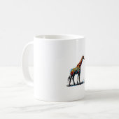 Mug Impressionnisme coloré Style Giraffe Amoureux des  (Devant gauche)