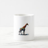 Mug Impressionnisme coloré Style Giraffe Amoureux des  (Centre)