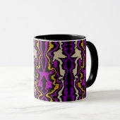 Mug Impressions violettes (Devant droit)