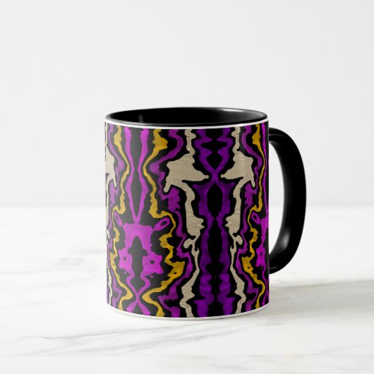 Mug Impressions violettes (Devant droit)