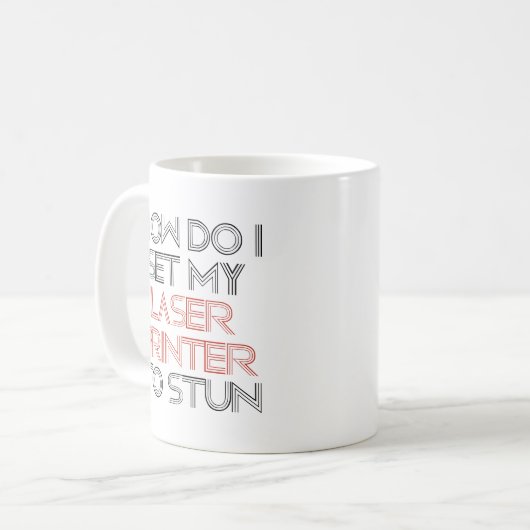 Mug Imprimante laser (Devant gauche)