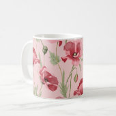 Mug Imprimantes de fleurs de metro maison de campagne (Devant gauche)