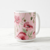 Mug Imprimantes de fleurs de metro maison de campagne (Devant droit)