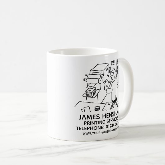 Mug Imprimantes Services d'impression Professionnel Pr (Devant droit)
