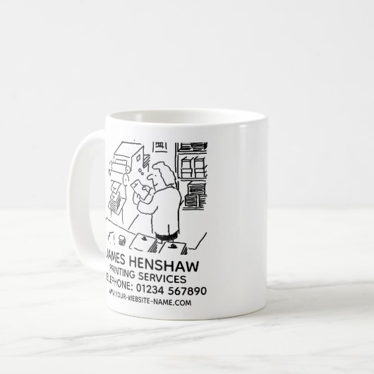 Mug Imprimantes Services d'impression Professionnel Pr (Devant gauche)