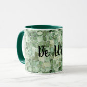 Mug Imprimé Alligator Vert Sois Sauvage (Devant gauche)