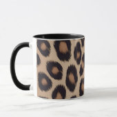 Mug Imprimé Animal Classique Léopard Brun Guépard (Gauche)