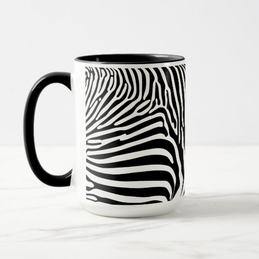 Mug Imprimé animalier zèbre (Gauche)
