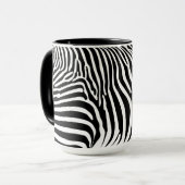 Mug Imprimé animalier zèbre (Devant gauche)