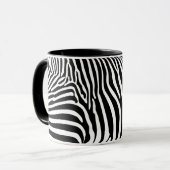 Mug Imprimé animalier zèbre (Devant gauche)