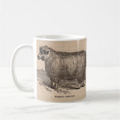 Mug Imprimé au 19e siècle année Cotswold brebis (Gauche)