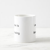 Mug imprimé avec citation d'amour pour la Saint-Va (Centre)