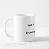 Mug imprimé avec citation d'amour pour la Saint-Va (Gauche)