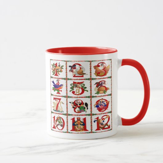 Mug Imprimé "Couverture 12 Jours de Noël" (Droite)