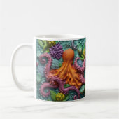 Mug Imprimé en 3D Octopus Beach Océan (Gauche)