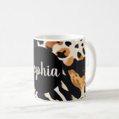 Mug Imprimé Girafe Personnalisable (Devant droit)