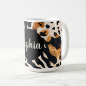 Mug Imprimé Girafe Personnalisable (Devant droit)
