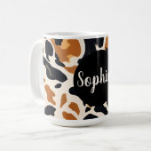 Mug Imprimé Girafe Personnalisable (Devant gauche)