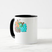 Mug Imprimé graphique de léopard de citrouille pour fe (Devant gauche)