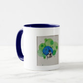 Mug imprimé "Lady Blue" (Devant gauche)