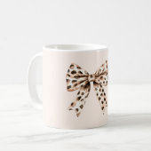 Mug Imprimé léopard marron crème Arc Sauvage (Devant gauche)