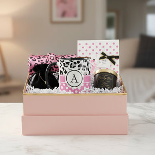 Mug Imprimé monogramme à pois et motifs animaux fémini