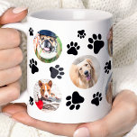 Mug Imprimé noir 8 chien animal de compagnie photo Col<br><div class="desc">Montrez votre ami canin préféré avec cette tasse de collection photo Black Pawprint 8 Pet Dog 8 Pet. Cette charmant tasse présente un design et un espace Back empreinte de patte pour huit photos chères de votre chiot. Parfait pour les amoureux de les chiens, cette tasse fait un cadeau réfléchi...</div>