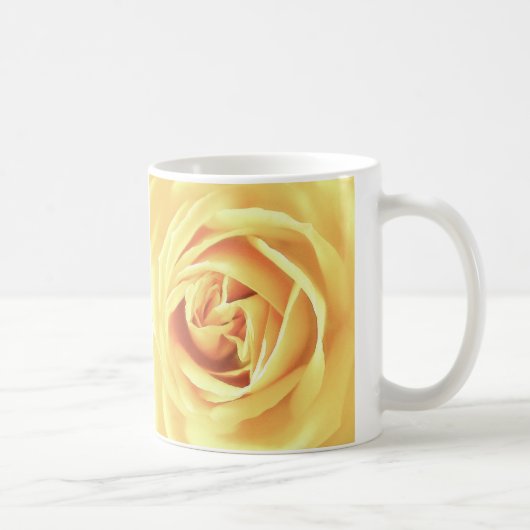 Mug imprimé rose jaune (Droite)