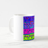 Mug Imprimer Art Motivational Vibrant "Eat Love & Play (Devant gauche)