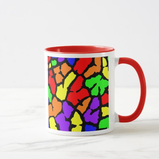 Mug Imprimer Giraffe arc-en-ciel (Droite)