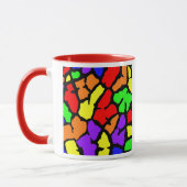 Mug Imprimer Giraffe arc-en-ciel (Gauche)
