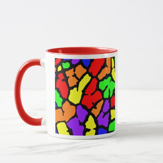 Mug Imprimer Giraffe arc-en-ciel (Gauche)