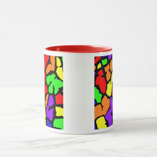 Mug Imprimer Giraffe arc-en-ciel (Centre)