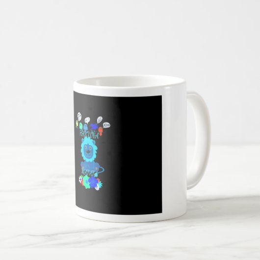 Mug Imprimer Hakuna Matata Lion (Devant droit)