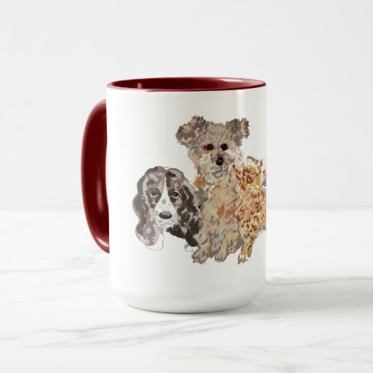 Mug Imprimer : L'Amour Des Animaux (Devant gauche)