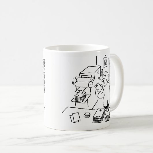 Mug Imprimer le service d'impression du collaborateur  (Devant droit)