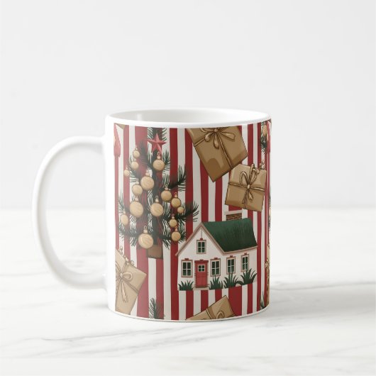 Mug Imprimer Noël Jolly Père Noël (Gauche)