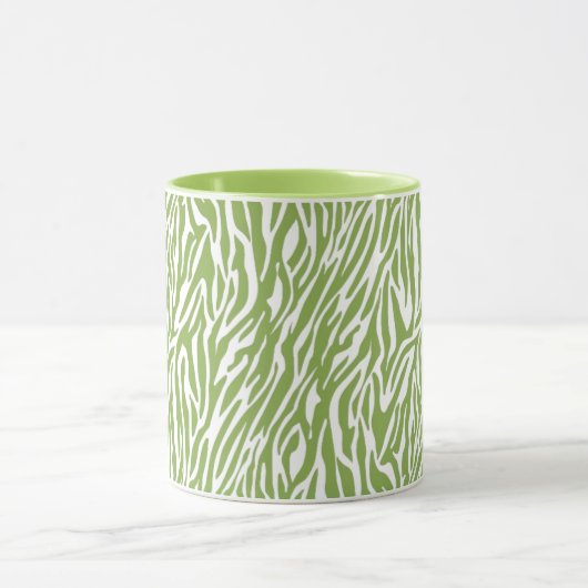 Mug Imprimer Safari vert Zebra (Centre)