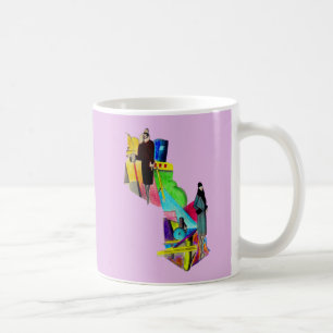 Mug Imprimerie art déco féminine des années 1930