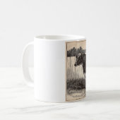 Mug Imprimerie du 19e siècle Holstein taureau (Devant gauche)