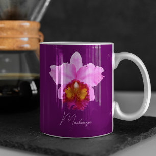 Mug Imprimez Personnalisé Cattleya Orchid Motif