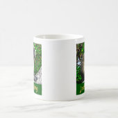 Mug Imprimez simplement de la Musique verte au froid (Centre)