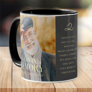 Mug In Love Memory Modern Elegant Photo Memorial